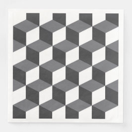 モダン、アーバンシンプルド・アーキテクチャ・キューブ・パターン