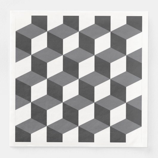 モダン、アーバンシンプルド・アーキテクチャ・キューブ・パターン (正面)