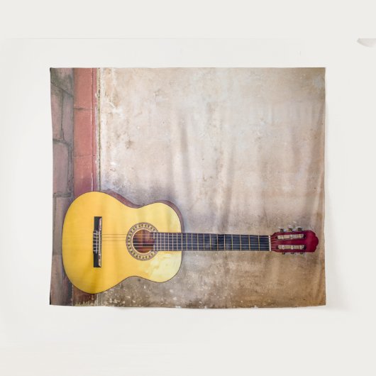 モダン アーバン アコースティック ギター ミュージック カントリー タペストリー (正面(横))