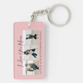 モダン・ア・ラブ・ユー・ママ | 3フォトキーチェーン キーホルダー (裏面)