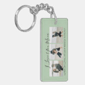 モダン・ア・ラブ・ユー・ママ | 3フォトキーチェーン キーホルダー (正面左)