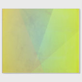 モダン イエロー ジオメトリック グラデーション ラッピングペーパー (フラット)