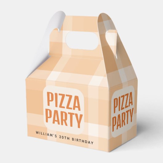 モダン&イタリアン任意の大事な行事ピザパーティー フェイバーボックス (裏面サイド)