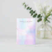 モダン イリデッセント ネックレス ジュエリー ディスプレイ カード (スタンド正面)