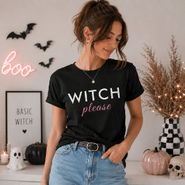モダン・ウィッチ・プリーズ ハロウィンTシャツ – おもしろTシャツ Tシャツ