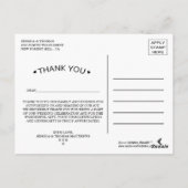 モダン ウィムジカル クラフト ウェディングコレクション ポストカード (裏面)