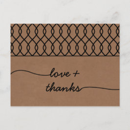 モダン ウィムジカル クラフト ウェディングコレクション ポストカード