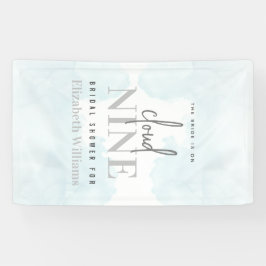 モダン ウェディング ブライドはクラウドナイン ウェルカムサイン 横断幕