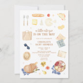 モダン・ウォータカラー・ピクニック・ベイビーシャワー 招待状 (正面)