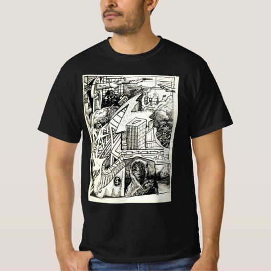 「モダン・ウォーフェア」イラストTシャツ Tシャツ (正面)