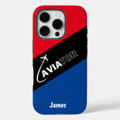 モダン+エイヴィエイター,飛行機,航空,カスタム Case-Mate iPhoneケース (裏面)