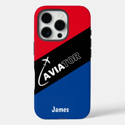 モダン+エイヴィエイター,飛行機,航空,カスタム Case-Mate iPhoneケース (裏面)