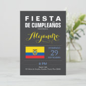 モダン: エクアドル共和国のパーティー 招待状 (スタンド正面)