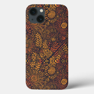 モダン・エスニック・バティック風パターン iPhone 13ケース