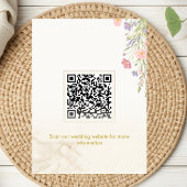 モダン エディトリアル 写真 Save the Date QRコード付き セーブザデート