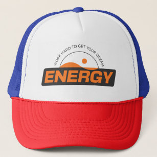 モダン&エミニマルネルギー帽子テンプレート キャップ