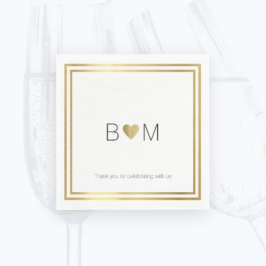 モダン/エレガントなウェディングお祝いパーティー スタンダードランチョンナプキン