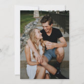 モダン・エレガントな結婚式リハーサルディナー 招待状 (裏面)