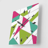 モダン,エレガント抽象芸術,装飾,時計 スクエア壁時計 (傾斜)