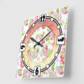 モダン,エレガント抽象芸術，装飾，時計 スクエア壁時計 (傾斜)