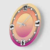 モダン,エレガント抽象芸術，装飾，時計 ラージ壁時計 (傾斜)