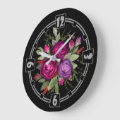 モダン,エレガント抽象芸術，装飾，時計，色 ラージ壁時計 (傾斜)