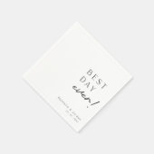 モダン&エレガント最高のデイエバ結婚ス スタンダードカクテルナプキン (角)