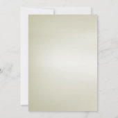 モダン、エレガント金ゴールドバラグリッター日付の保存 セーブザデート (裏面)