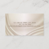 モダン エレガント おしゃれ, ゴールド サークル 名刺 (裏面)