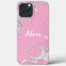モダン エレガント かわいい ガーリー シンプル フラワー iPhone 13 PRO MAXケース