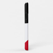 モダン エレガント アブストラクト ブラック、レッド & ホワイト カラー Case-Mate iPhoneケース (裏面/右)