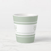 モダン エレガント カフェラテマグ (正面)