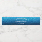 モダン エレガント グリッター 誕生日パーティー ウェディング ペットボトルラベル (シングルラベル)