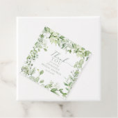 モダン エレガント グリーンフォールド サンクス フェイバータグ (インサイチュ)