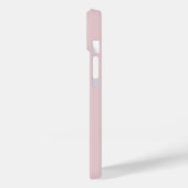 モダン エレガント サクラピンク ゴールド モノグラムイニシャル Case-Mate iPhoneケース (裏面 / 左)