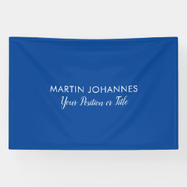 モダン エレガント シンプル おしゃれ ブルー ミニマル 横断幕