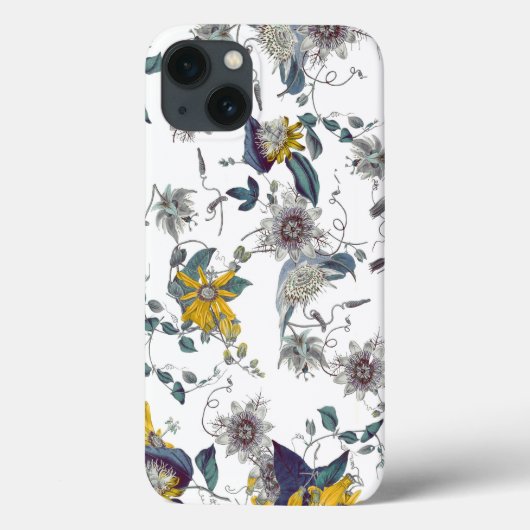 モダン エレガント パッションフラワー Case-Mate iPhoneケース (裏面)