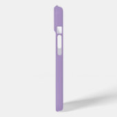 モダン エレガント パープル モノグラムイニシャル Case-Mate iPhoneケース (裏面 / 左)
