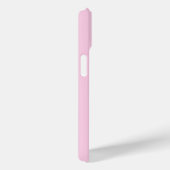 モダン エレガント ピンク モノグラムイニシャル Case-Mate iPhoneケース (裏面 / 右)
