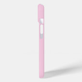 モダン エレガント ピンク モノグラムイニシャル Case-Mate iPhoneケース (裏面 / 左)