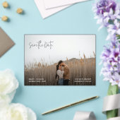 モダン エレガント フォト 結婚式 ウェディング 招待状 (インサイチュ (ウェディング))