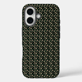 モダン エレガント フラワー柄 iPhone 16ケース