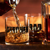 モダン エレガント ユニーク サッカー スポーツ ウイスキーグラス