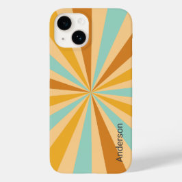 モダン エレガント レトロ ライン モノグラム Case-Mate iPhone 14ケース