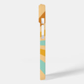 モダン エレガント レトロ ライン モノグラム Case-Mate iPhoneケース (裏面 / 左)