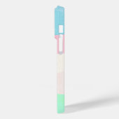 モダン エレガント レトロ ライン モノグラム Case-Mate iPhoneケース (裏面 / 左)