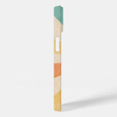 モダン エレガント レトロ ライン モノグラム Case-Mate iPhoneケース (裏面 / 右)