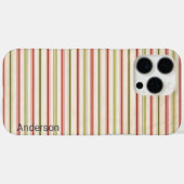 モダン エレガント レトロ ライン モノグラム Case-Mate iPhoneケース (裏面 (横))