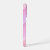 モダン エレガント レトロ ライン モノグラム iPhoneケース (右側面)