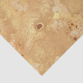 モダン エレガント 偽ゴールド 水彩大理石パターン 薄葉紙 (詳細)